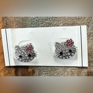 Ⓜ️Hello Kitty Rhinestone Earrings